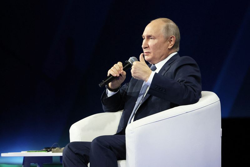 &copy; Reuters. Presidente russo, Vladimir Putin, em evento na Rússia
4/10/2023 Sputnik/Mikhail Metzel/Pool via REUTERS