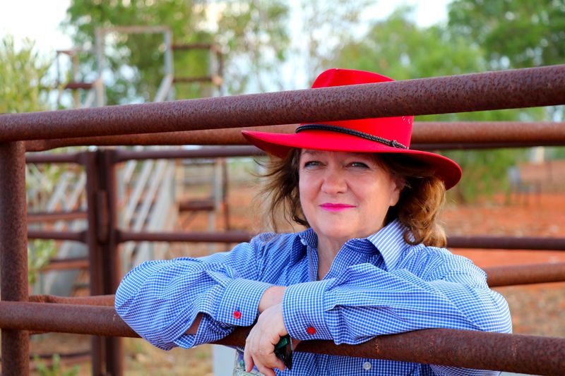 &copy; Reuters. Gina Rinehart poses in Western Australia in this undated handout photo obtained January 23, 2018.    Hancock Prospecting/Handout via REUTERS/File photo