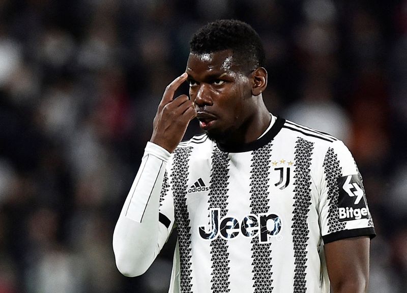 &copy; Reuters. Pogba em jogo da Juventus
 11/5/2023   REUTERS/Massimo Pinca