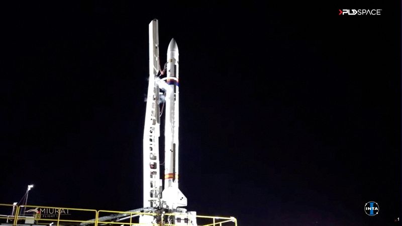 &copy; Reuters. Foguete reutilizável Miura-1 da empresa espanhola PLD Space em teste de lançamento em Huelva, Espanha
17/06/2023
PLD Space/Distribuição via REUTERS