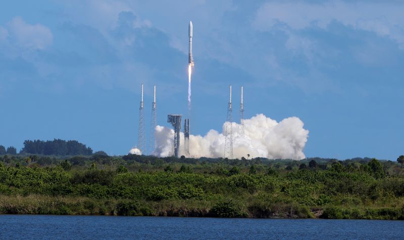 &copy; Reuters. Satélites da Amazon lançados do Cabo Canaveral
06/10/2023
REUTERS/Joe Skipper