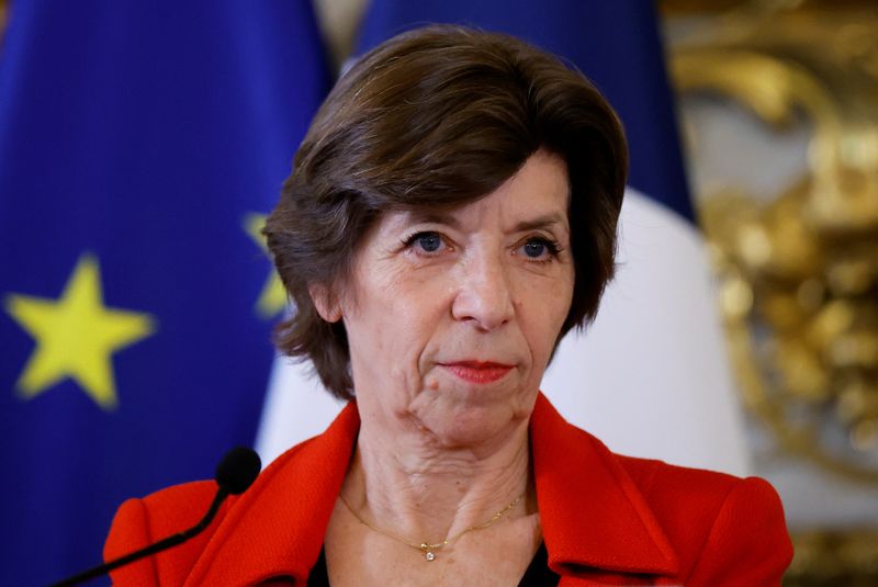 &copy; Reuters. La ministre française des Affaires étrangères Catherine Colonna. /Photo prise le 30 janvier 2023/ REUTERS/Sarah Meyssonnier