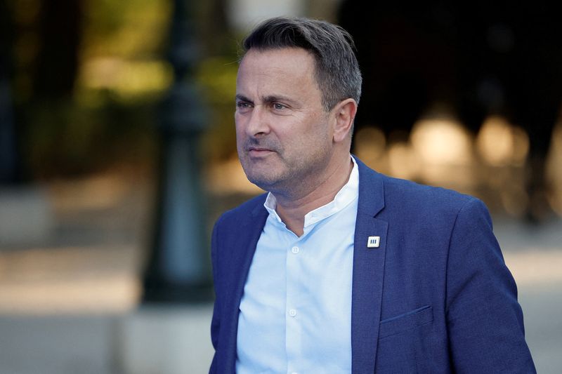 &copy; Reuters. FILE PHOTO: Luxembourg's Prime Minister Xavier Bettel attends the informal meeting of European heads of state or government, in Granada, Spain October 6, 2023. REUTERS/Juan Medina/File Photo