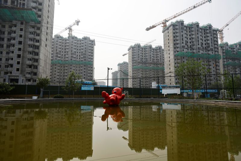 &copy; Reuters. Prédios em construção em Pequim
06/09/2023. REUTERS/Tingshu Wang