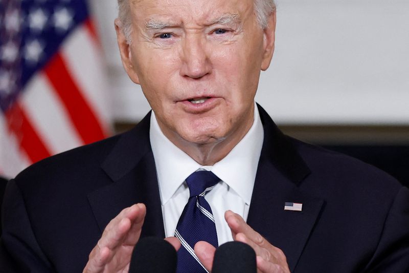 &copy; Reuters. Presidente dos EUA, Joe Biden, faz discurso sobre a situação entre israelenses e palestinos
10/10/2023
REUTERS/Jonathan Ernst