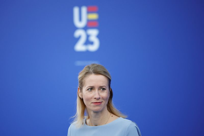 &copy; Reuters. Estonia's Prime Minister Kaja Kallas attends the informal meeting of European heads of state or government, in Granada, Spain October 6, 2023. REUTERS/Juan Medina/File Photo