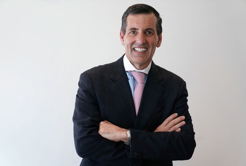 © Reuters. FILE PHOTO: Humana CEO Bruce Broussard poses for a portrait in the Manhattan borough of New York City, New York, U.S. June 22, 2017. REUTERS/Carlo Allegri/File Photo