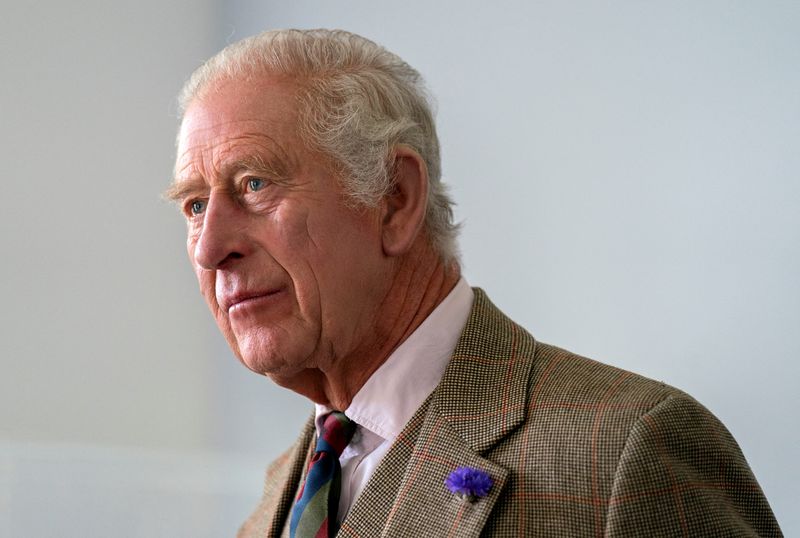 &copy; Reuters. الملك تشارلز خلال زيارته لأسكتلندا يوم 29 سبتمبر أيلول 2023. صورة لرويترز من ممثل لوكالات الأنباء.