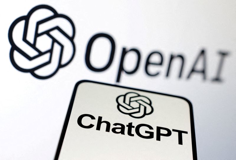 &copy; Reuters. Logos de OpenAI e ChatGPT em ilustração.
03/02/2023
REUTERS/Dado Ruvic/Illustration/File Photo