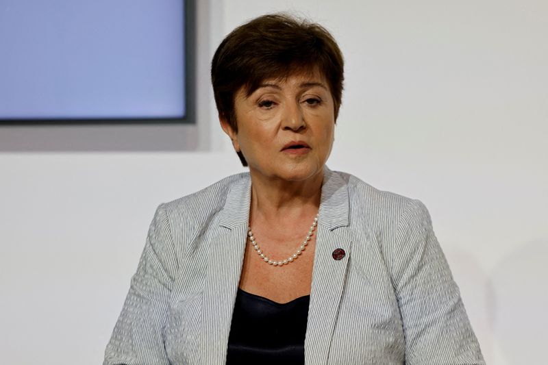 &copy; Reuters. FILE PHOTO: Managing Director of the International Monetary Fund (IMF), Kristalina Georgieva attends in a round table to discuss global economy during the New Global Financial Pact Summit at the Palais Brongniart in Paris, France June 22, 2023. Ludovic Ma