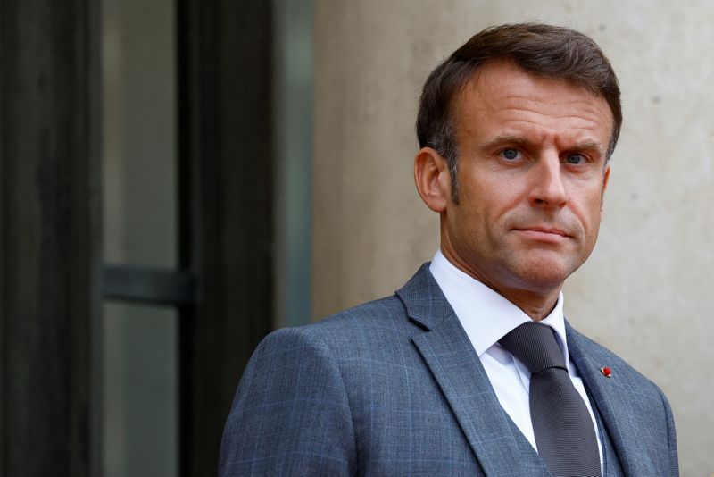 &copy; Reuters. Le président français Emmanuel Macron à l'Elysée à Paris, en France. /Photo prise le 12 octobre 2023/REUTERS/Sarah Meyssonnier