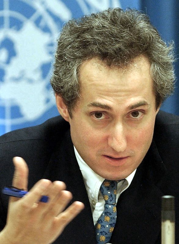 &copy; Reuters. المتحدث باسم الأمم المتحدة ستيفان دوجاريك في صورة من أرشيف رويترز.
