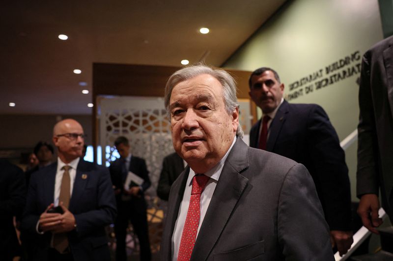 &copy; Reuters. Secretário-geral da ONU, António Guterres
13/10/2023
REUTERS/Brendan McDermid