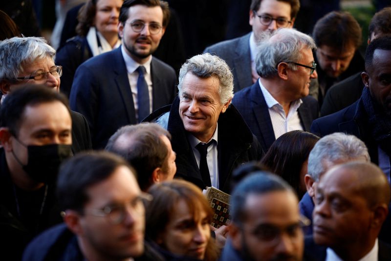 &copy; Reuters. Des politiciens assistent à une conférence de presse de la NUPES avant un débat à l'Assemblée nationale à Paris, France. /Photo prise le 6 février 2023/REUTERS/Sarah Meyssonnier
