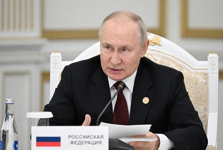 &copy; Reuters. Imagen de archivo del presidente ruso, Vladimir Putin, hablando durante la cumbre de líderes de la Comunidad de Estados Independientes en Bishkek, Kirguistán. 13 octubre 2023. Sputnik/Pavel Bednyakov/Pool vía Reuters. ATENCIÓN EDITORES - ESTA IMAGEN F