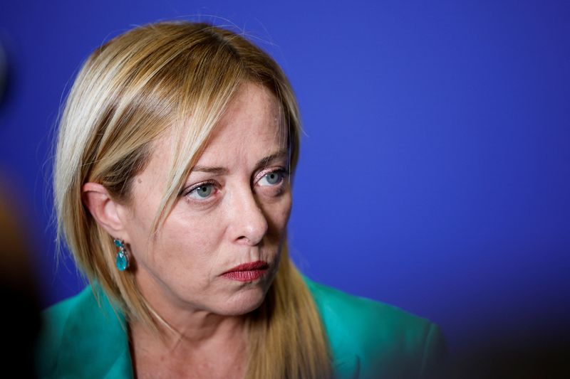 &copy; Reuters. Giorgia Meloni, Première ministre italiennei à Grenade, Espagne. /Photo prise le 6 octobre 2023/REUTERS/Juan Medina