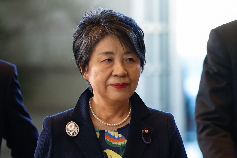 &copy; Reuters. وزيرة الخارجية اليابانية يوكو كاميكاوا في مكتب رئيس الوزراء في طوكيو يوم 13 سبتمبر أيلول 2023. تصوير: إيسي كاتو - رويترز.