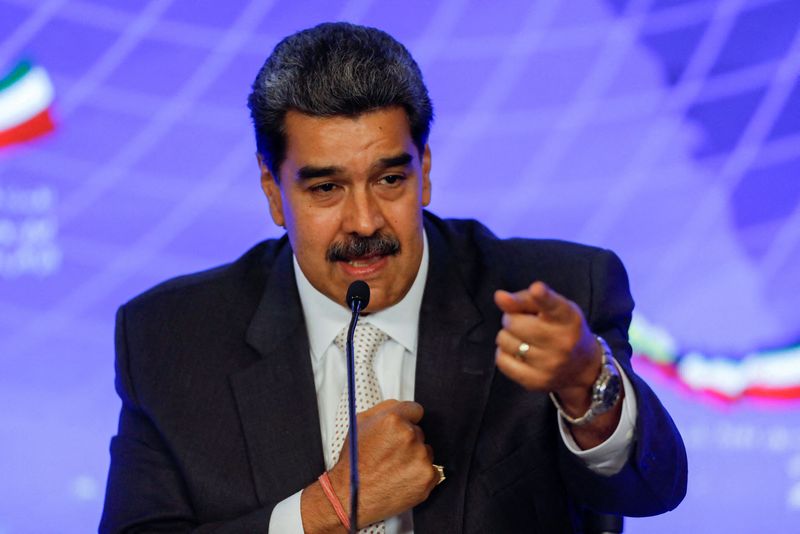 &copy; Reuters. Foto de archivo del Presidente de Venezuela, Nicolas Maduro, en una rueda de prensa en el Palacio de Miraflores en Caracas
Jun 12, 2023. REUTERS/Leonardo Fernandez Viloria/
