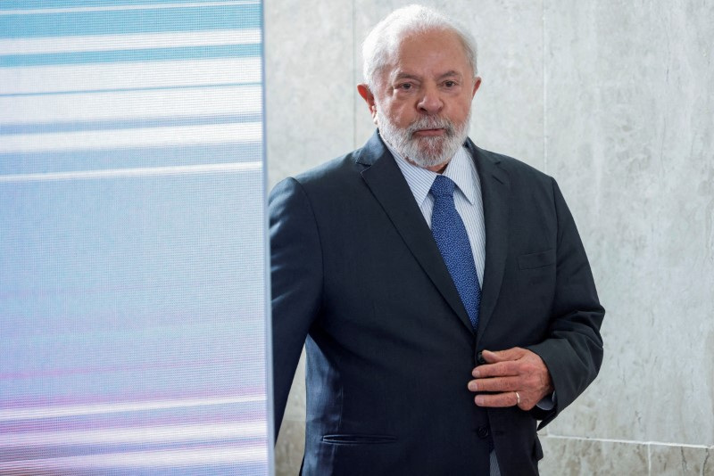 &copy; Reuters. FOTO DE ARCHIVO. El presidente de Brasil Luiz Inacio Lula da Silva asiste a una ceremonia en el Palacio de Planalto en Brasilia, Brasil, 30 de agosto 2023. REUTERS/Adriano Machado