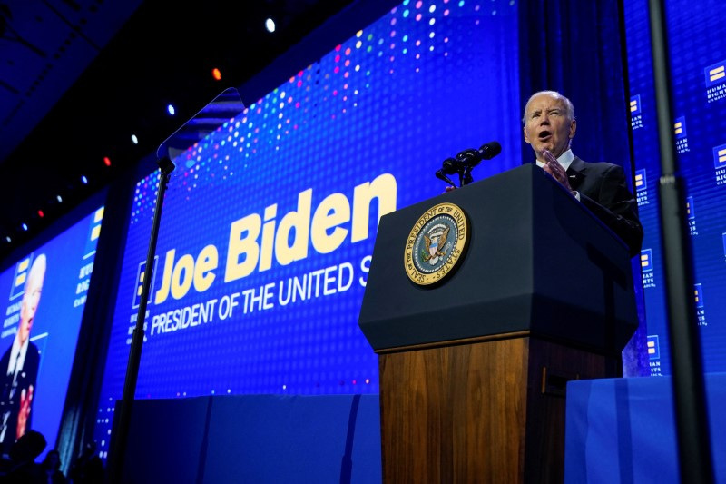 US leadership 'holds the world together,' Biden says in bid for Ukraine, Israel funds