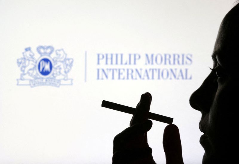 &copy; Reuters. Illustration du logo de Philip Morris International. /Illustration créée le 26 juillet 2022/REUTERS/Dado Ruvic