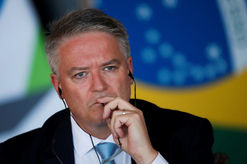 &copy; Reuters. Secretário-geral da OCDE, Mathias Cormann, durante visita ao Brasil
21/06/2022
REUTERS/Adriano Machado