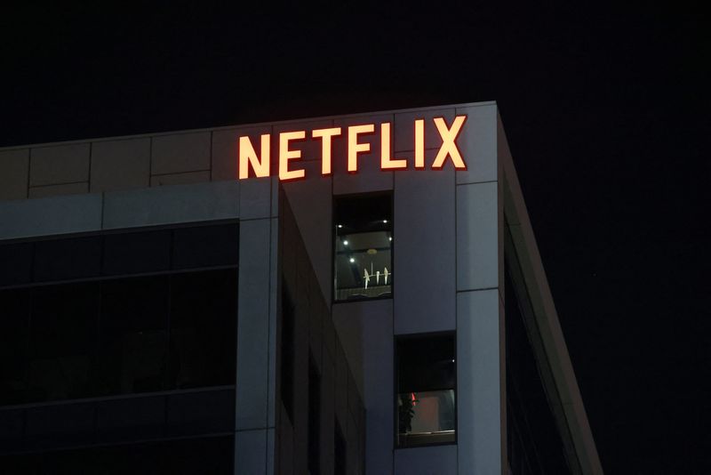 &copy; Reuters. Vista da sede da Netflix em Los Angeles
24/09/2023
 REUTERS/David Swanson