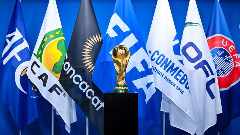 &copy; Reuters. Troféu da Copa do Mundo
 4/10/2023   Divulgação via REUTERS