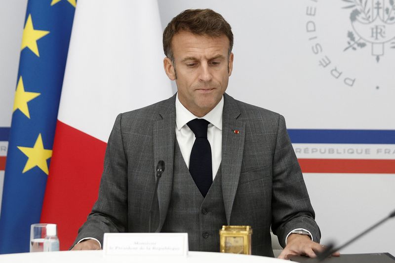 &copy; Reuters. Presidente francês, Emmanuel Macron
20/10/2023
REUTERS/Benoit Tessier
