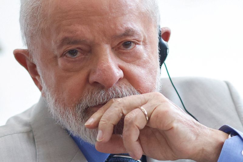 &copy; Reuters. Presidente Luiz Inácio Lula da Silva no Palácio do Planalto
22/09/2023 REUTERS/Adriano Machado