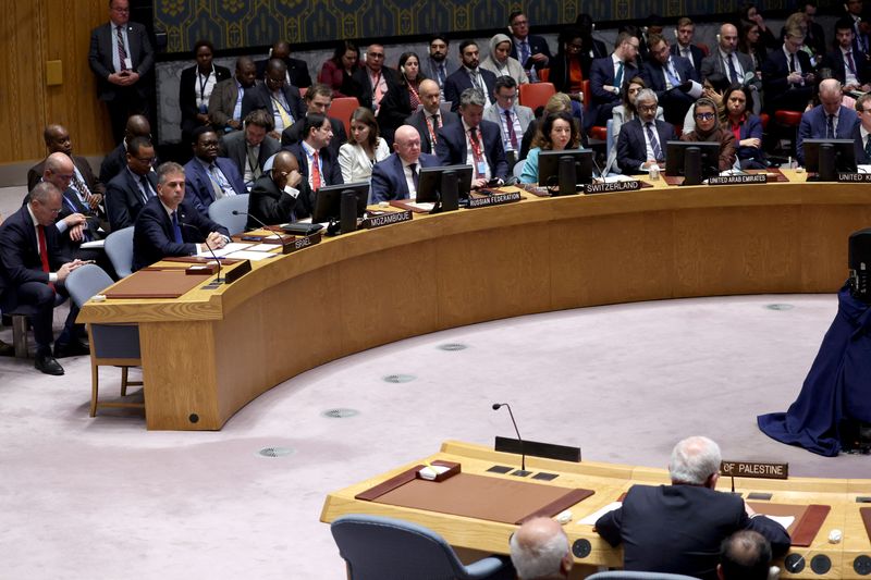 &copy; Reuters. Reunião do Conselho de Segurança da ONU
 24/10/2023   REUTERS/Shannon Stapleton