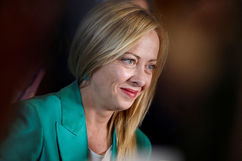 &copy; Reuters. FOTO DE ARCHIVO. La primera ministra italiana, Giorgia Meloni, asiste a la reunión informal de jefes de Estado y de Gobierno europeos que se celebra en Granada, España. 6 de octubre de 2023. REUTERS/Juan Medina