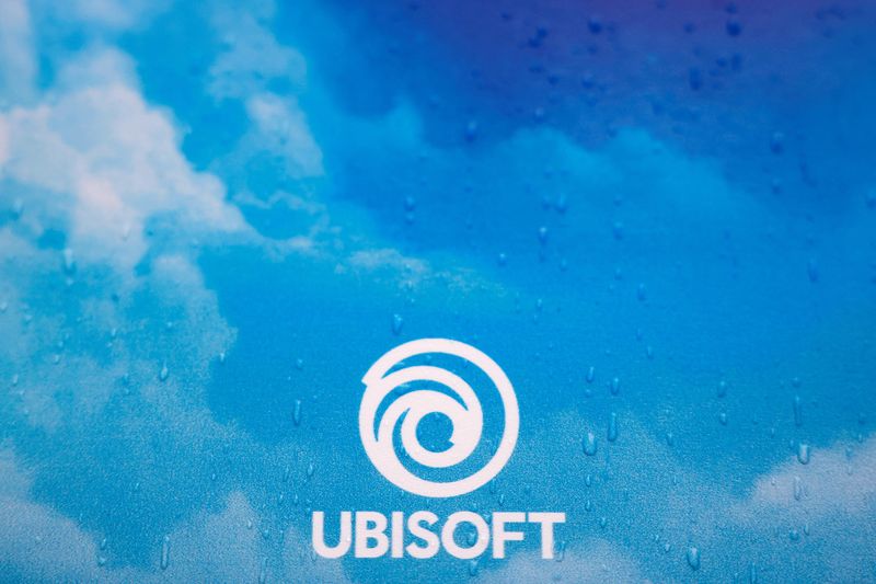 © Reuters. FILE PHOTO: A view of the Ubisoft Entertainment logo in Saint-Mande, near Paris, France, September 8, 2022. REUTERS/Sarah Meyssonnier/File Photo