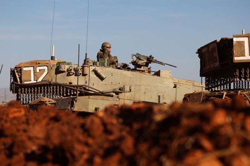 &copy; Reuters. Militares de Israel participam de exercício perto da fronteira com o Líbano
26/10/2023
REUTERS/Lisi Niesner