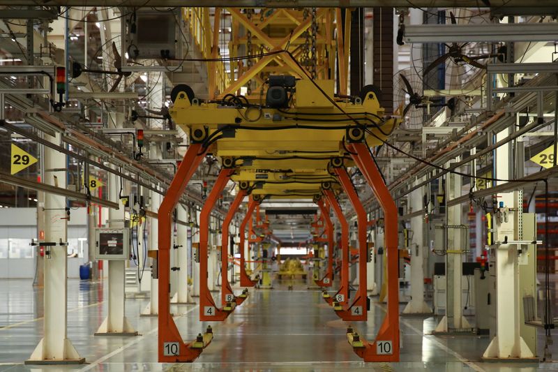 &copy; Reuters. FILE PHOTO: A view of the GWM factory during the announcement of the beginning of the activities to produce electric and hybrid cars, in Iracemapolis, Brazil April 27, 2023. REUTERS/Carla Carniel/File photo