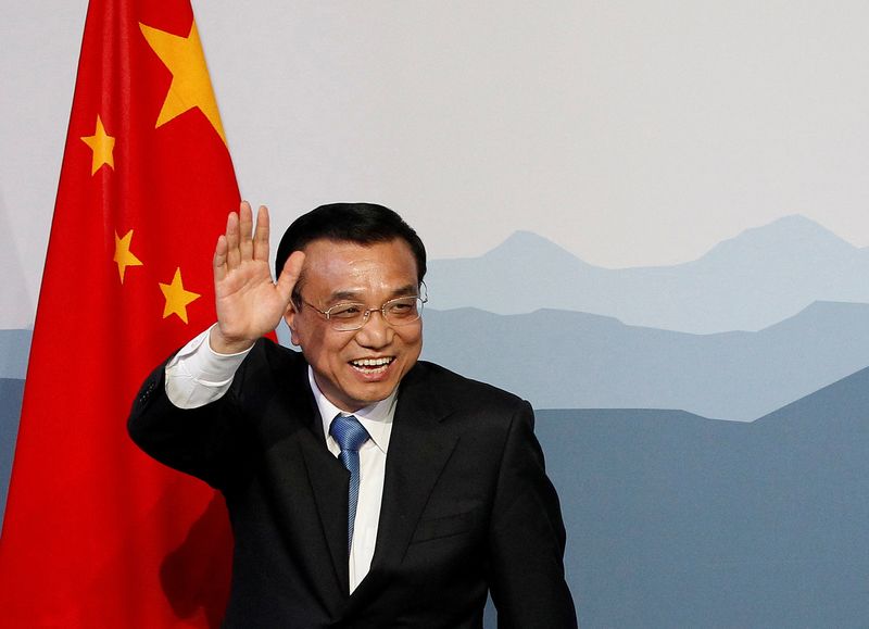 &copy; Reuters. L'ancien Premier ministre chinois Li Keqiang. /Photo prise le 24 mai 2013/REUTERS/Ruben Sprich