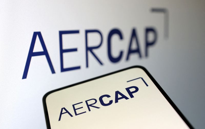 &copy; Reuters. FILE PHOTO: AerCap logo is seen in this illustration March 8, 2023. REUTERS/Dado Ruvic/Illustration/File Photo