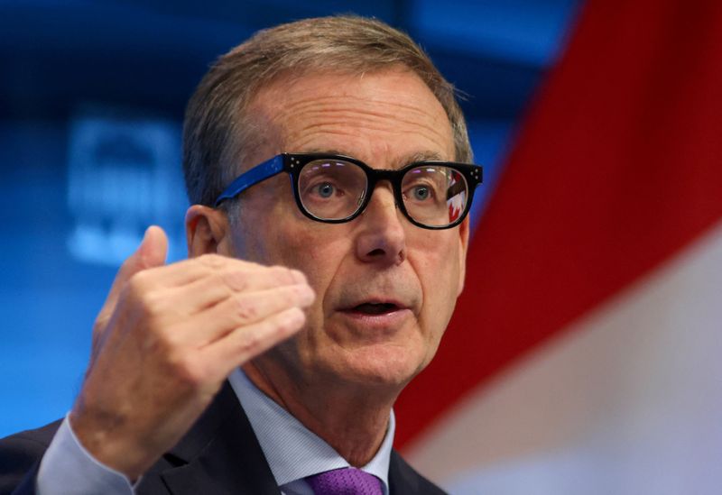 &copy; Reuters. FILE PHOTO: Bank of Canada Governor Tiff Macklem takes part in a press conference in Ottawa, Ontario, Canada October 25, 2023.  REUTERS/Patrick Doyle/File Photo