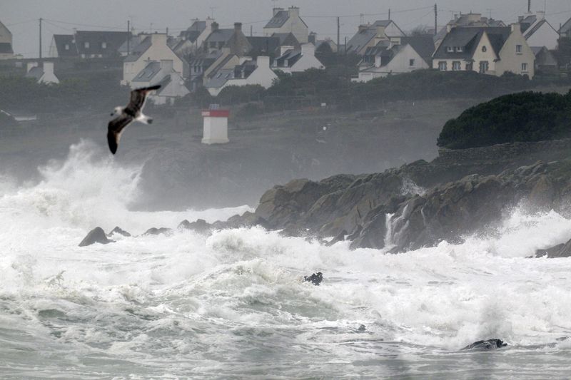 &copy; Reuters. La côte bretonne près de Plouhinec dans le Finistère, dans l'ouest de la France. /Photo prise le 1er janvier 2014/REUTERS/Mal Langsdon