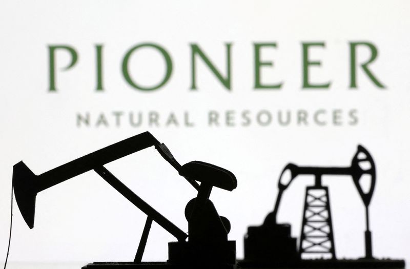 &copy; Reuters. Pioneer Natural Resources logo is seen in this illustration taken, October 6, 2023. REUTERS/Dado Ruvic/Illustration/File Photo