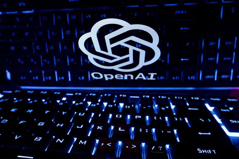 &copy; Reuters. FILE PHOTO: A keyboard is placed in front of a displayed OpenAI logo in this illustration taken February 21, 2023. REUTERS/Dado Ruvic/Illustration/File Photo