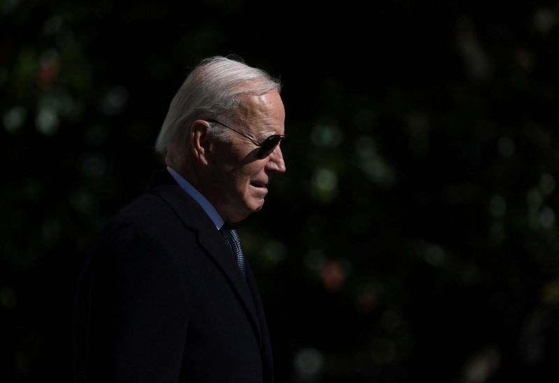 &copy; Reuters. Le président américain Joe Biden à la Maison Blanche, à Washington. /Photo prise le 3 novembre 2023/REUTERS/Leah Millis