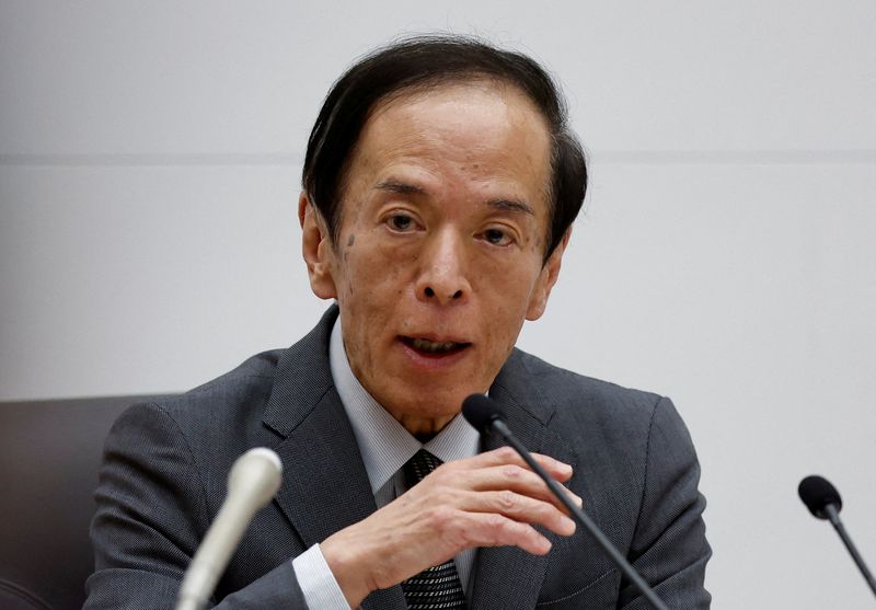 BOJ's Ueda sees progress in hitting price goal, but not enough to end easy policy