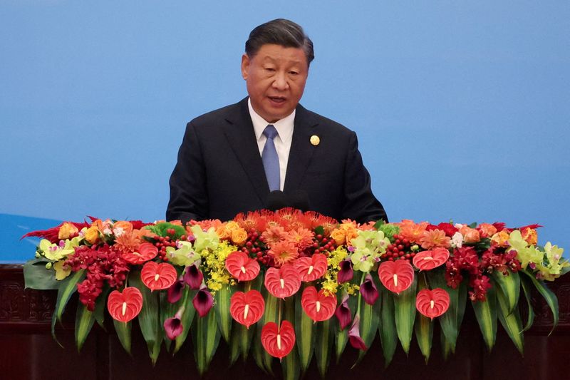 &copy; Reuters. Presidente chinês Xi Jinping em Pequim
 18/10/2023   REUTERS/Edgar Su