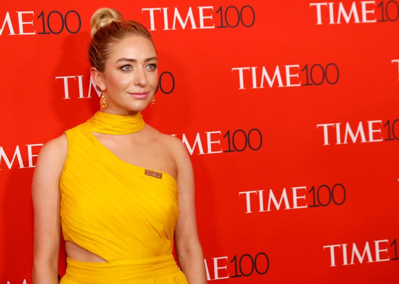 &copy; Reuters. Bumble CEO Whitney Wolfe Herd has her photo taken on the red carpet after arriving for the TIME 100 Gala in Manhattan, New York, U.S., April 24, 2018. REUTERS/Shannon Stapleton/File photo