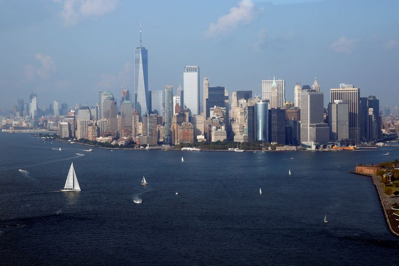 &copy; Reuters. La vue de la ville montre Manhattan, New York, États-Unis. /Photo d'archives/REUTERS/Yuri Gripas