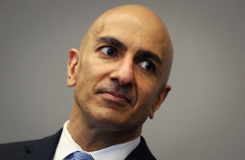 &copy; Reuters. Neel Kashkari, President and CEO of the Federal Reserve Bank of Minneapolis, attends an interview with Reuters in New York City, New York, U.S., May 22, 2023. REUTERS/Mike Segar/File Photo