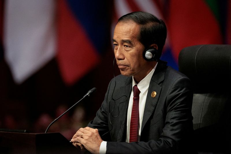 &copy; Reuters. FILE PHOTO: Indonesia's President Joko Widodo attends the 11th ASEAN-U.S. Summit during the 43rd ASEAN Summit in Jakarta, Indonesia, September 6, 2023. YASUYOSHI CHIBA/Pool via REUTERS/File Photo