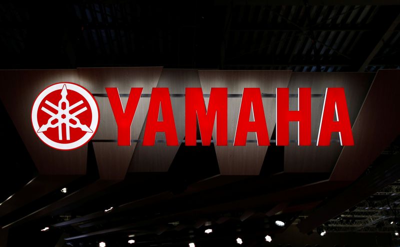 &copy; Reuters. 　１１月７日、ヤマハ発動機は１２月３１日の株主に１対３の株式分割を実施すると発表した。写真は同社のロゴ。２０１７年１０月、都内で撮影（２０２３年　ロイター/Toru Hanai）