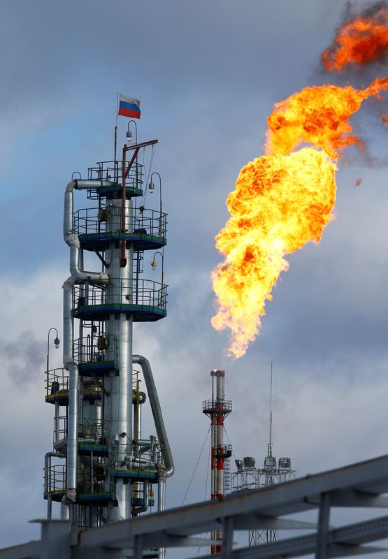 &copy; Reuters. Impianto di raffinazione di Yarakta nella regione di Irkutsk, 10 marzo 2019. Picture taken March 10, 2019. REUTERS/Vasily Fedosenko